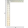 image:imageIRWIN Tools Carpenter Square Steel 8Inch by 12Inch 1794462 Silver