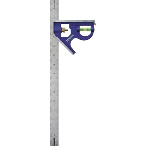 image:imageIRWIN Tools Combination Square MetalBody 16Inch 1794471 Blue16inch