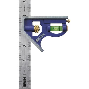 image:imageIRWIN Tools Combination Square MetalBody 16Inch 1794471 Blue6inch