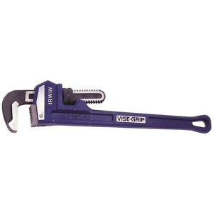 image:imageIRWIN Tools VISEGRIP Pipe Wrench Cast Iron 6Inch Jaw 48Inch Length 274108Blue18