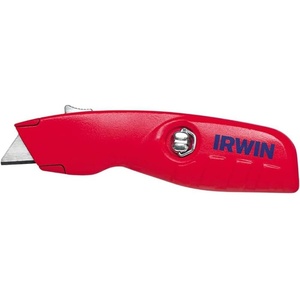 image:imageIRWIN Utility Knife SelfRetracting for Safety 2088600 Red1 Count Pack of 1