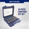 image:imageIRWIN Marples Forstner Bit Set Wood Drill Bits Made of Carbon Steel Ideal for Fine Woodworking CabinetMaking and More 14 Pieces 1966893One Size
