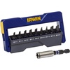 image:imageIRWIN Tools 1899929 Impact Performance Series Insert Bit Set Assorted Slotted 1Inch Length 10Piece