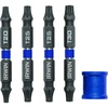 image:imageIRWIN Tools IMPACT Performance Series DoubleEnded Screwdriver Power Bit TORX 2 38inch length 5Piece Set with Magnetic Screw Hold Attachment 1903522Pack of 1