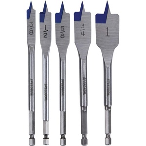 image:imageIRWIN SPEEDBOR Spade Wood Drill Bit Set 5 Piece 88885Pack of 1