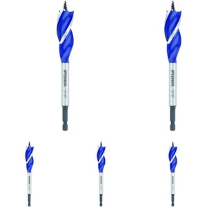 image:imageIRWIN SPEEDBOR Tri Flute Wood Drill Bit 34 X 63041004Pack of 5