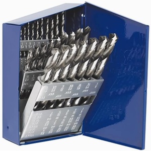 image:imageIRWIN Tools Black Oxide Metal Index Drill Bit Set with Case 29Piece 301800429pc Metal Index