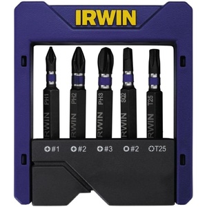 image:imageIrwin Tools 1866976 Impact Performance Series Assorted Power Bit Pocket Set 5 Piece1 Count Pack of 1