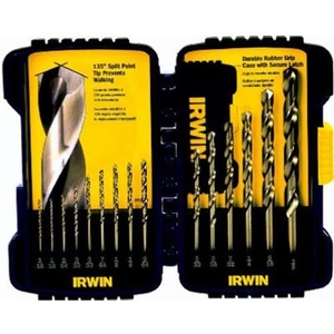 image:imageIrwin Tools IRWIN Drill Bit Set Cobalt Alloy Steel 15Piece 316015
