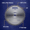 image:imageIRWIN Tools Classic Series Carbide TableMiter Circular Saw Blade 8 14inch 40T 15250