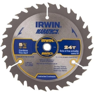 image:imageIRWIN Tools MARATHON Carbide Cordless Circular Saw Blade 5 38Inch 24T 063inch Kerf 14017