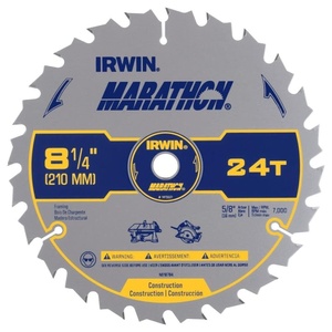 image:imageIRWIN Tools MARATHON WeldTec Circular Saw Blade 538inch 18T 4935203814 24T