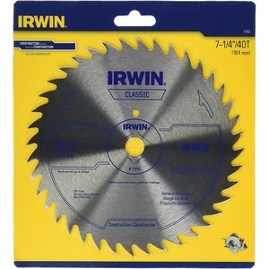image:imageIRWIN Tools Steel TableMiter Circular Saw Blade 10Inch 80 Tooth 11270ZR714 40T