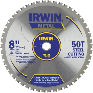 image:imageIrwin Tools IRWIN 8Inch Circular Saw Blade MetalCutting 50Tooth 4935557