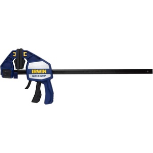 image:imageIRWIN QUICKGRIP Bar Clamp OneHanded HeavyDuty 50Inch 1964716 Blue18 inch