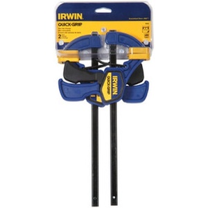 image:imageIRWIN QUICKGRIP Bar Clamp OneHanded Mini 12Inch 1964744 BlueNo Size