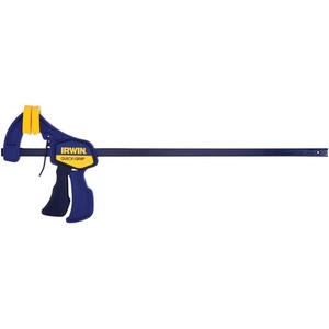 image:imageIRWIN QUICKGRIP Bar Clamp OneHanded Mini 12Inch 1964744 BlueOne Size
