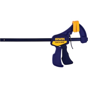 image:imageIRWIN QUICKGRIP Bar Clamp OneHanded Mini 12Inch 1964744 BluePack of 1