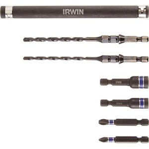 image:imageIRWIN Tools 1888628 Impact Performance Series Concrete Screw DrillDrive Installation Set for 14Inch Screws 4Piece316Inch  14Inch  7Piece