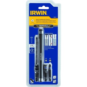 image:imageIRWIN Tools 1888628 Impact Performance Series Concrete Screw DrillDrive Installation Set for 14Inch Screws 4Piece316Inch  4Piece