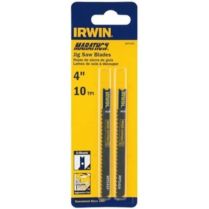 image:imageIrwin Tools IRWIN 3071410 U Shank 4 10 TPI Carbon Milled Jig Saw BladeU Shank  4 Inch  10 TPI