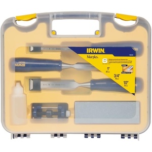 image:imageIrwin Tools Irwin 178114 6Piece Woodworking Chisel Set with Sharpening Kit