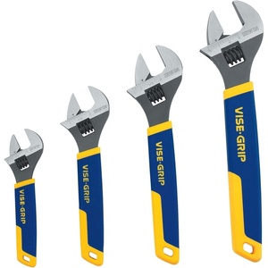 image:imageIRWIN ViseGrip Adjustable Wrench Set SAEMM 4Piece 2078706Wrench Set