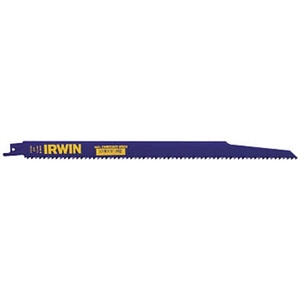 image:imageIRWIN Tools Reciprocating Saw Blade Wood and NailEmbedded WoodCutting 12Inch 6 TPI 5 Pack 372156P5