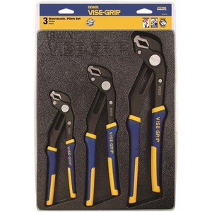 image:imageIRWIN VISEGRIP GrooveLock Pliers Set VJaw 3Piece 2078710